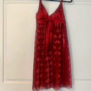 BCBG gorgeous red cocktail dress